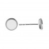 Ohrstecker, Gießharzschmuck, Schmuckteile, FMG 6 MM KLS - 1,30 MM