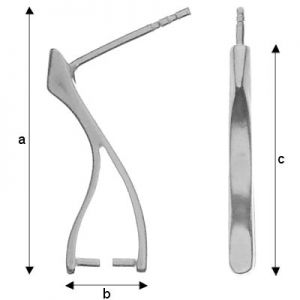 Silber ohrstecker - SSV 1 G