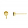 Ohrstecker, Gießharzschmuck, Ohrringteile, 4mm,  FMG 4 MM KLS - 1,80 MM