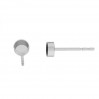 Ohrstecker, Gießharzschmuck, Ohrringteile, 4mm,  FMG 4 MM KLS - 1,80 MM
