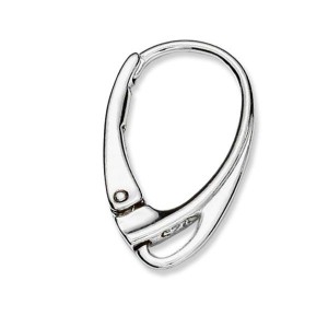 Ohrhaken Klapp Brisuren, Silberschmuck, Ohrringteile, BA  1
