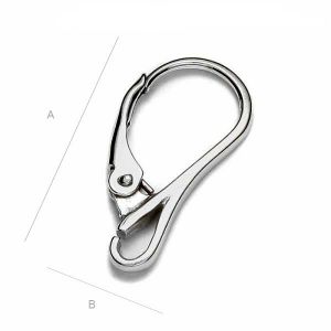 Ohrhaken Klapp-Brisuren, Ohrringteile, BA 22 Ohrhaken Klapp-Brisuren, Ohrringteile, BA 22