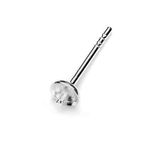 Pearl Post with Cup, 4mm GWKS 4