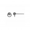Ohrstecker mit Öse, Ohrringteile, STO 4 (22346)