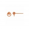 Ohrstecker mit Öse, Ohrringteile, STO 4 (22346)