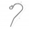 Ear Wire, Earring Findings, BO 14