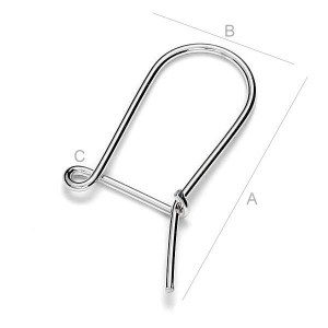 Ear Wire, Earring Findings, BT 1 Ear Wire, Earring Findings, BT 1