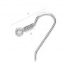 Ear Wire, Fisch Hook, Earring Findings, BO 32