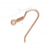 Ear Wire, Fisch Hook, Earring Findings, BO 32