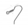 Ear Wire, Fisch Hook, Earring Findings, BO 32