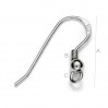 Ear Wire, Bead and Spring, Earring Findings, BO 33