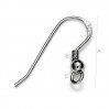Ear Wire, Bead and Spring, Earring Findings, BO 33