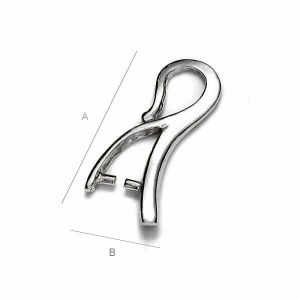 Anhängerschlaufe, Silberteile, KRP  8