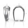 Sterling silber anhängerschlaufe - KRW 4