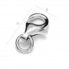 Lobster Clasp with Ring, 13 mm, CHP 13,0 SET