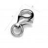 Karabinerverschluss mit Öse, 13mm, CHP 13,0 SET