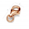 Lobster Clasp with Ring, 13 mm, CHP 13,0 SET