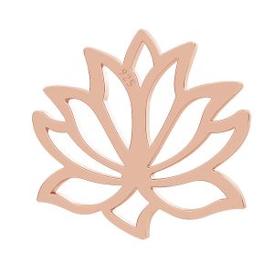Lotus Flower Pendant, Silver Jewelry, LK-0771 - 0,50