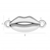 Lippen-Anhänger, Verbinder, Silberschmuck, ODL-00100
