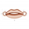 Lippen-Anhänger, Verbinder, Silberschmuck, ODL-00100