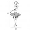 Ballet tänzer anhänger ODL-00181