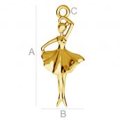 Ballet tänzer anhänger ODL-00181