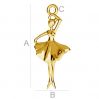 Ballet tänzer anhänger ODL-00181