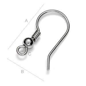 Korvakoukku, hopeakorut, BO 3 V3 Super Light