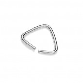 Jump Rings, Triangle, Jewelry Findings, KRT 6 0,60  (21638)