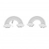 Regenbogen-Ohrstecker, Schmuckteile, LK-2261 KLS - 0,50