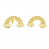 Regenbogen-Ohrstecker, Schmuckteile, LK-2261 KLS - 0,50