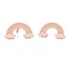 Regenbogen-Ohrstecker, Schmuckteile, LK-2261 KLS - 0,50