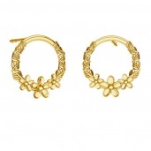 Circle Ear Posts, Earring Findings, ODL-00607 KLS 