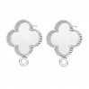Earring Post with Open Ring, Earring Findings, ODL-00518 KLS 