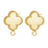 Earring Post with Open Ring, Earring Findings, ODL-00518 KLS 