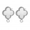Earring Post with Open Ring, Earring Findings, ODL-00518 KLS 
