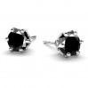 Earring Post with Crystal, 6MM,KLS-19 