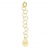 Extension Chain, Heart, Silver Chain, 40mm,  SRC 045