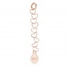 Extension Chain, Heart, Silver Chain, 40mm,  SRC 045