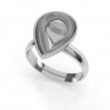 Ring Swarovski Pear Fancy, OKSV 4320 MM 14 UNIVERSAL RING  