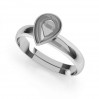 Ring Swarovski Pear Fancy, OKSV 4320 MM 10 UNIVERSAL RING 