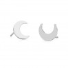 Mond-Ohrstecker, Ohrringteile, LK-2296 KLS - 0,50 