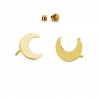 Mond-Ohrstecker, Ohrringteile, LK-2296 KLS - 0,50 