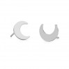 Mond-Ohrstecker, Ohrringteile, LK-2296 KLS - 0,50 