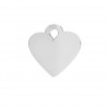 Heart Pendant Base, Jewelry Findings, LKM-2335 - 0,50 