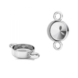 Riipuspohja, hartsi, koruosat, FMG ROUND 7 MM CON 2 - 2,10 MM