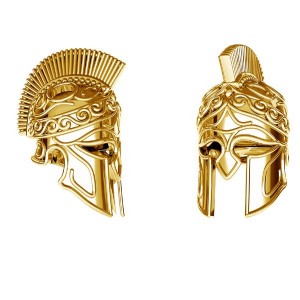 Griechischer Korinthischer Helm, Silberschmuck, ODL-00646 Griechischer Korinthischer Helm, Silberschmuck, ODL-00646