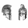 Griechischer Korinthischer Helm, Silberschmuck, ODL-00646 