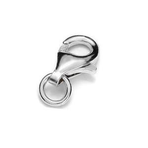 Lobster Clasp with Ring, Soldered, 9 mm, CHP 9,0 SOLDERED SET Lobster Clasp with Ring, Soldered, 9 mm, CHP 9,0 SOLDERED SET