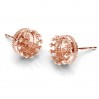 Ohrstecker Basis, Gießharzschmuck, Ohrringteile, 7mm, ODL-00680 KLS